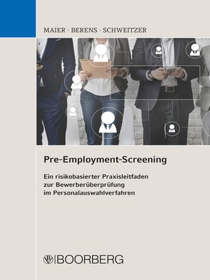 cover image of Pre-Employment-Screening